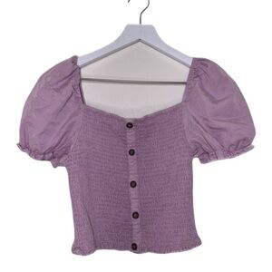 Women’s Purple Love Tree Blouse Large